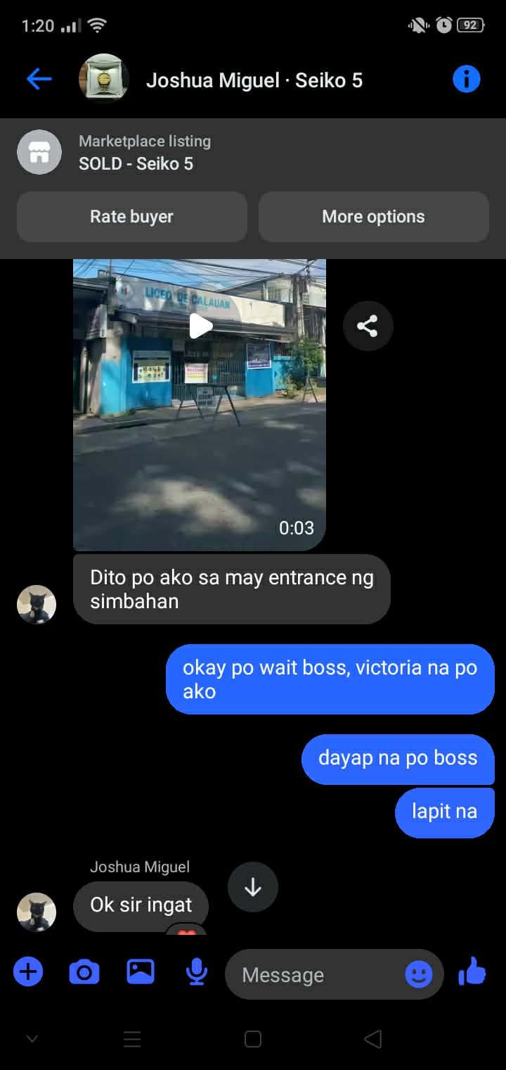 Successful delivery conversation